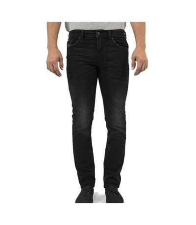 Jean slim noir délavé homme diesel thommer - w28-l30
