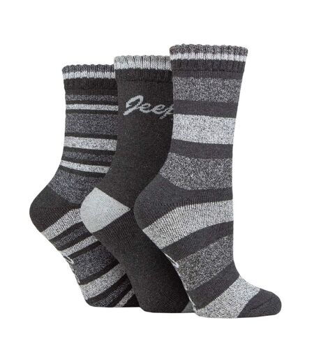 3 Pack Ladies Performance Boot Socks | Women's Ribbed Cushioned Comfort Socks