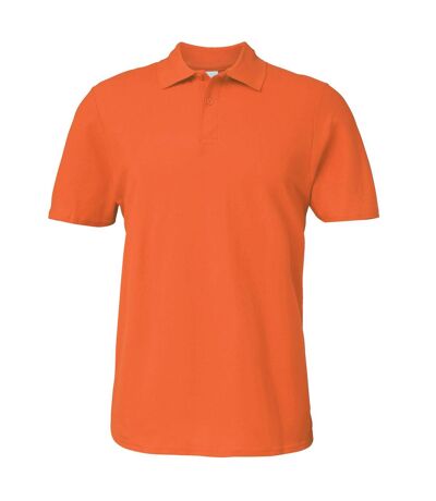 Gildan Softstyle Mens Short Sleeve Double Pique Polo Shirt (Orange) - UTBC3718