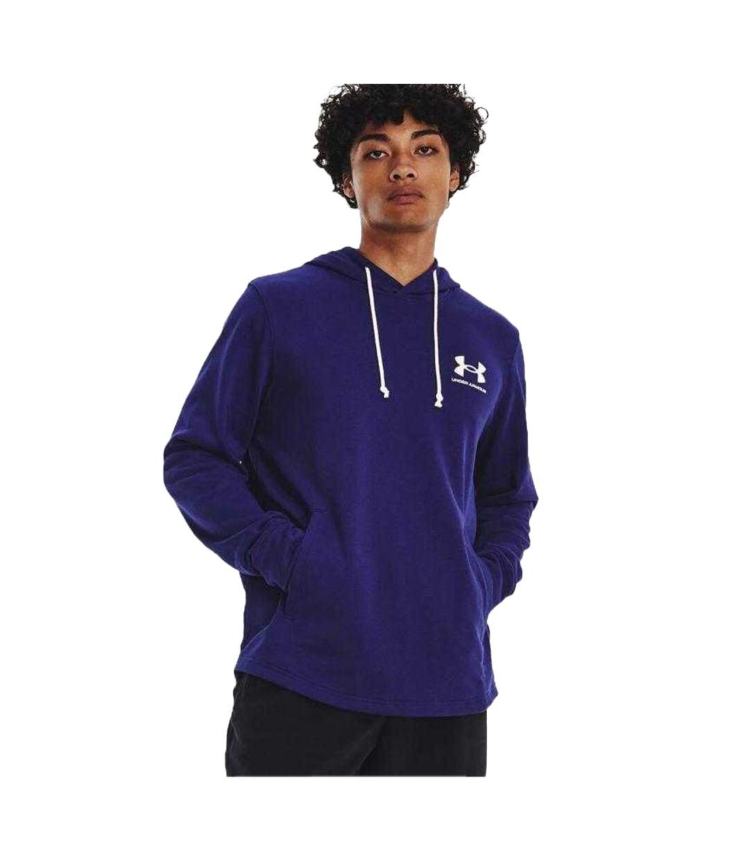 Sweat À Capuche Rival Terry Homme Bleu Under Armour-1