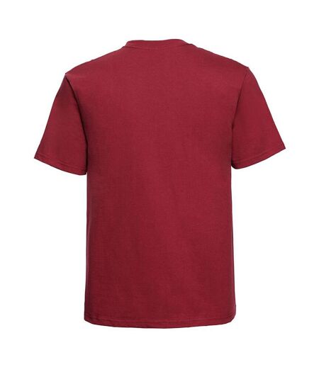 Russell Europe Mens Classic Heavyweight Ringspun Short Sleeve T-Shirt (Classic Red) - UTRW3276