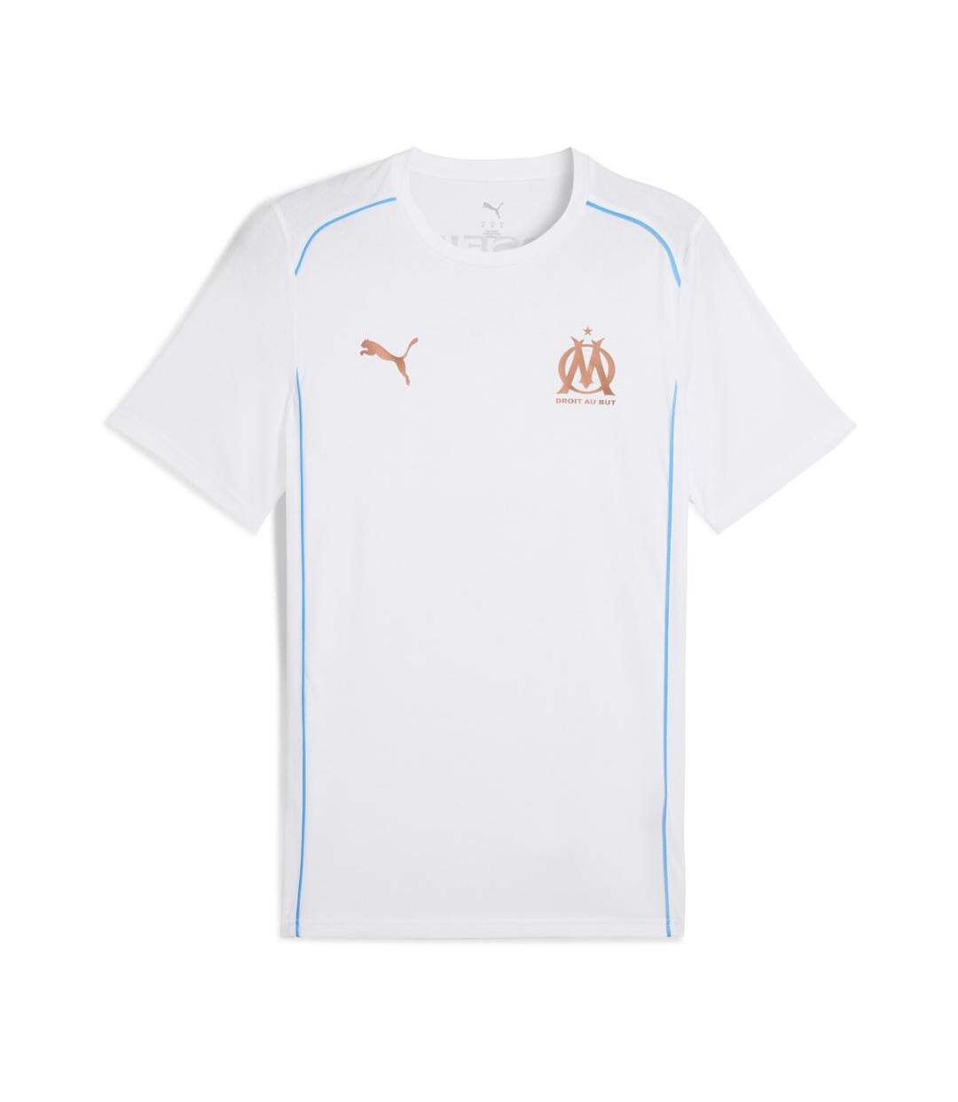OM t-shirt blanc/bleu homme puma casuals-1