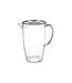 Pichet à Eau Plastique Martelé 2L Transparent-1