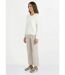 Gilet col rond en maille avec laine-3