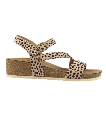 Sandales Muster Femme Marron Jaunâtre Lunar