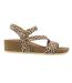 Sandales Muster Femme Marron Jaunâtre Lunar-3