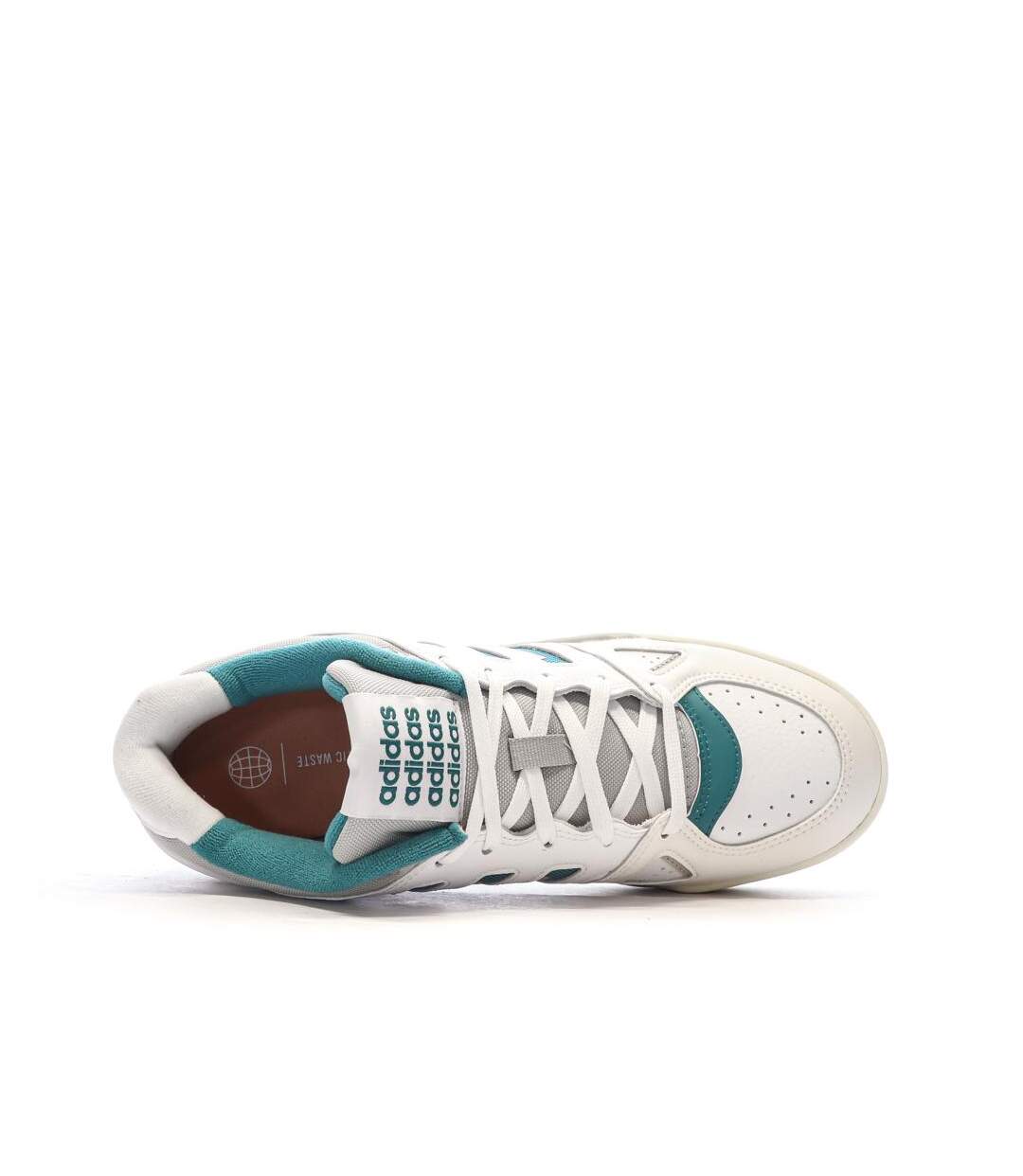 Baskets blanches/bleu homme adidas midcity-4
