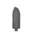 Sweat Workwear Adulte Gris Foncé Uni James And Nicholson-3