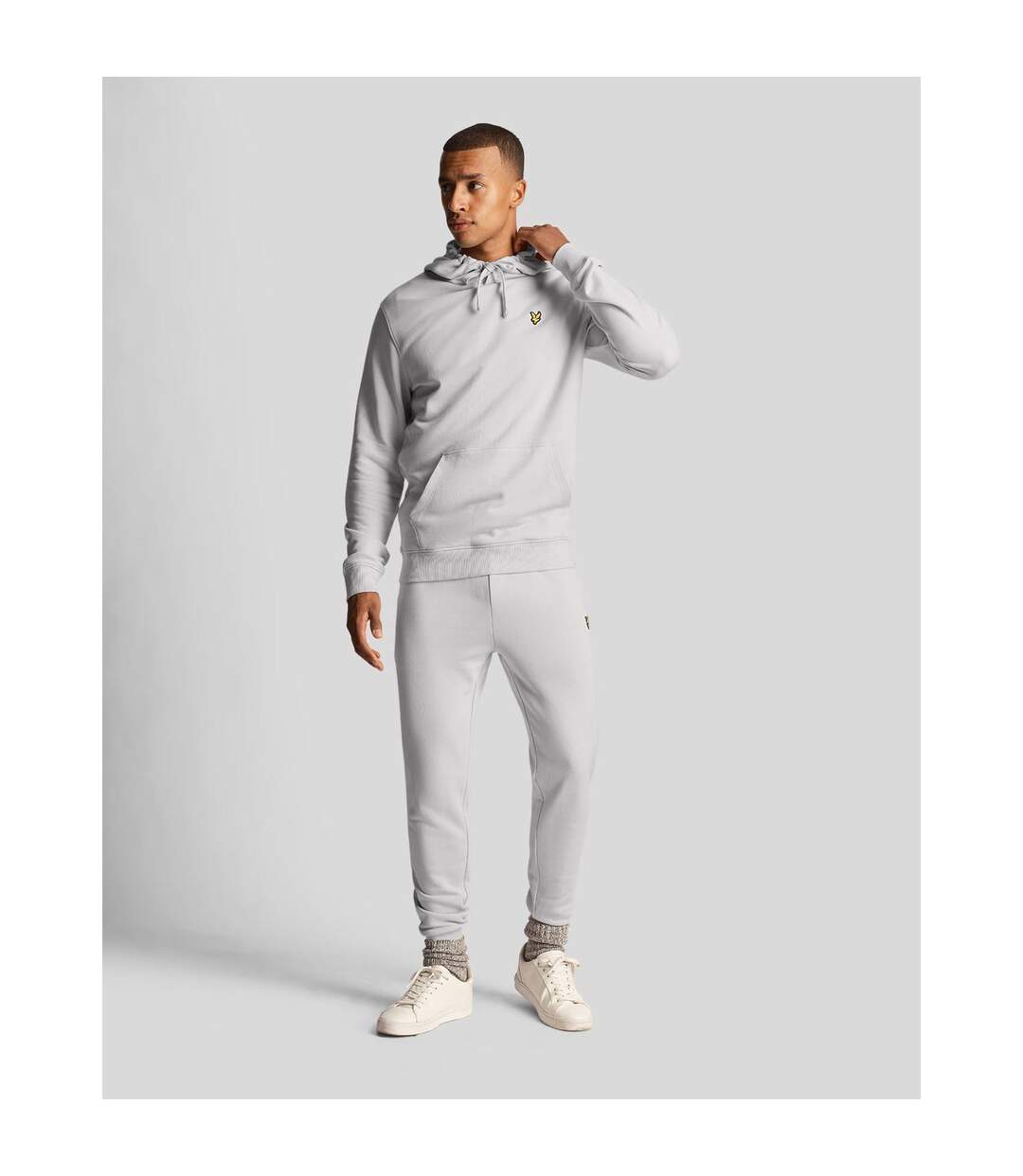 Sweat À Capuche Homme Blanc Lyle & Scott-2