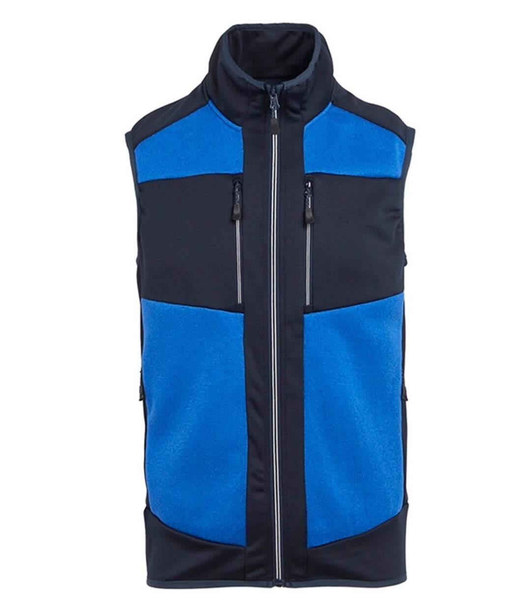 Gilet sans manches hybride extensible - Homme - TRA914 - bleu roi et bleu marine-1