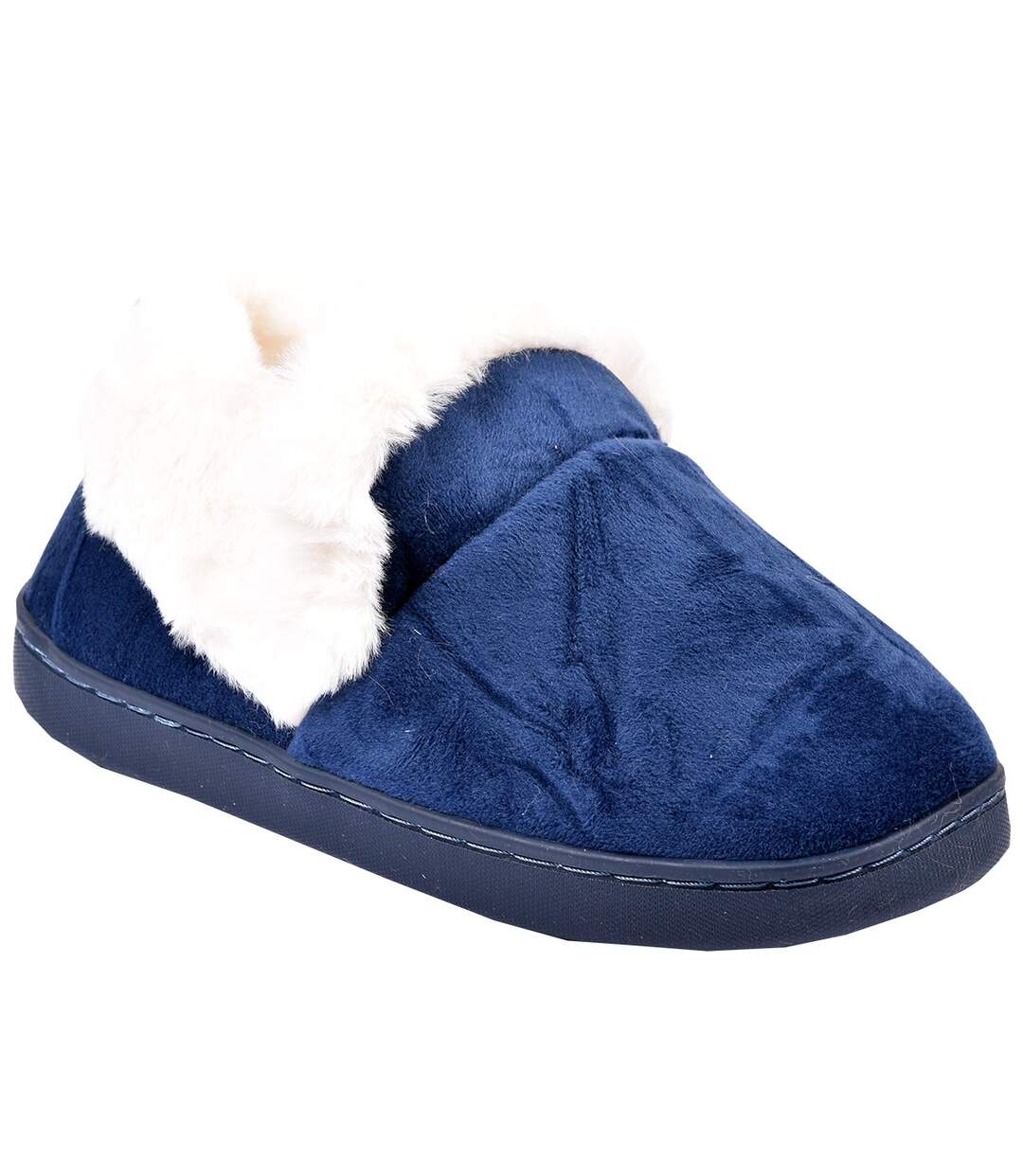 PANTOUFLE Femme Chausson COCOONING MD8698 MARINE