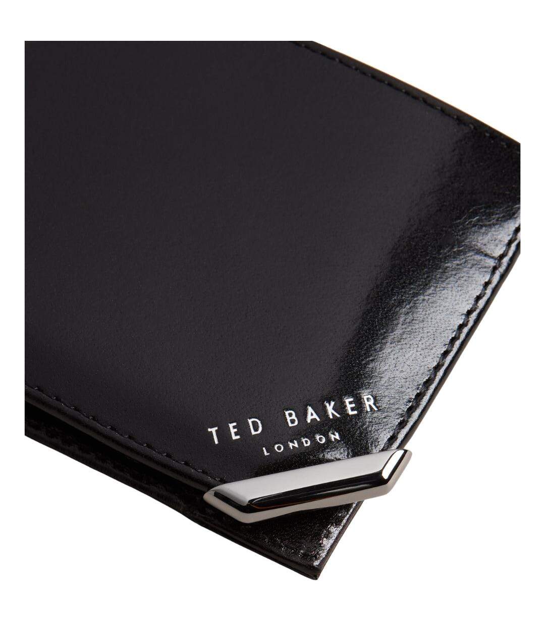 Portefeuille Motif/style Plié En 2 Kornerr Taille Unique Noir Ted Baker-2