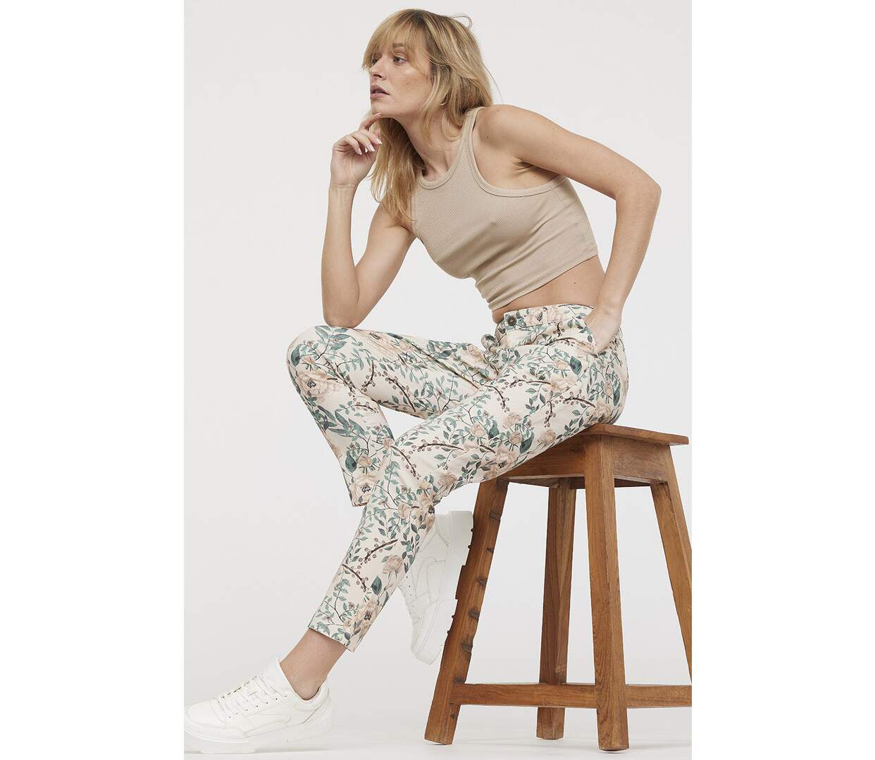 Pantalon JEMILA Cream-1