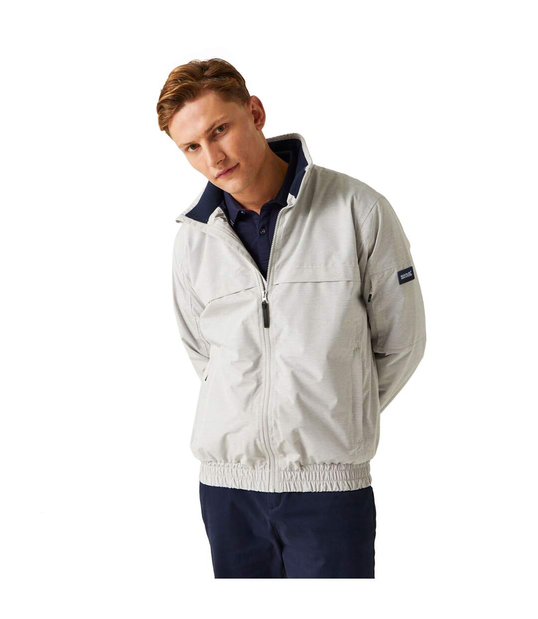 Mens Shorebay Ii Waterproof Jacket Silver Grey Regatta-4