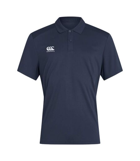 Mens Club Dry Polo Shirt Navy Canterbury