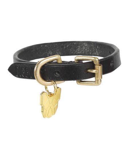Flat leather dog collar l neckline: 17.5in-20.5in tan Digby & Fox