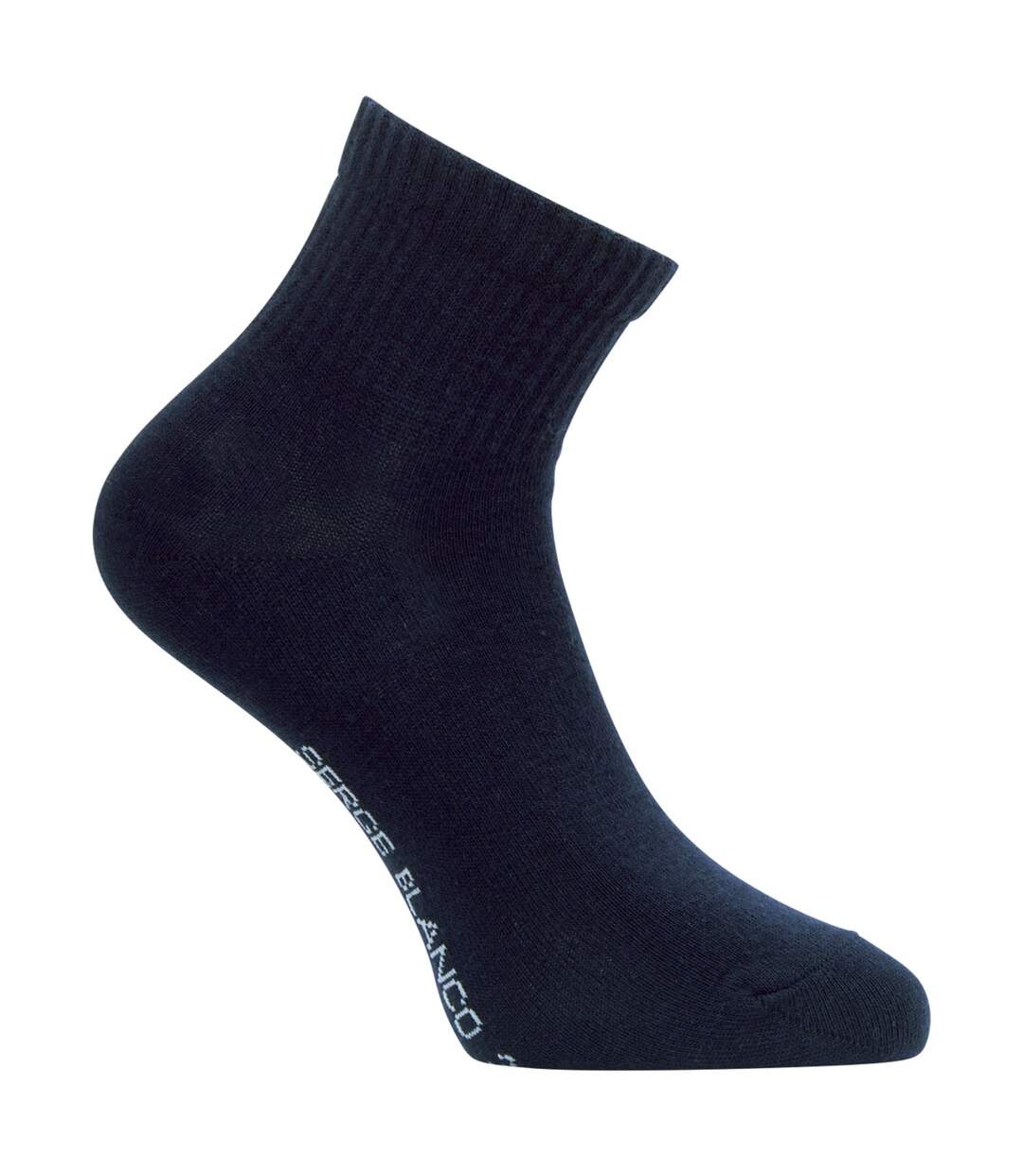 Lot de 6 paires de chaussettes quarter en coton peigné Serge Blanco Serge Blanco