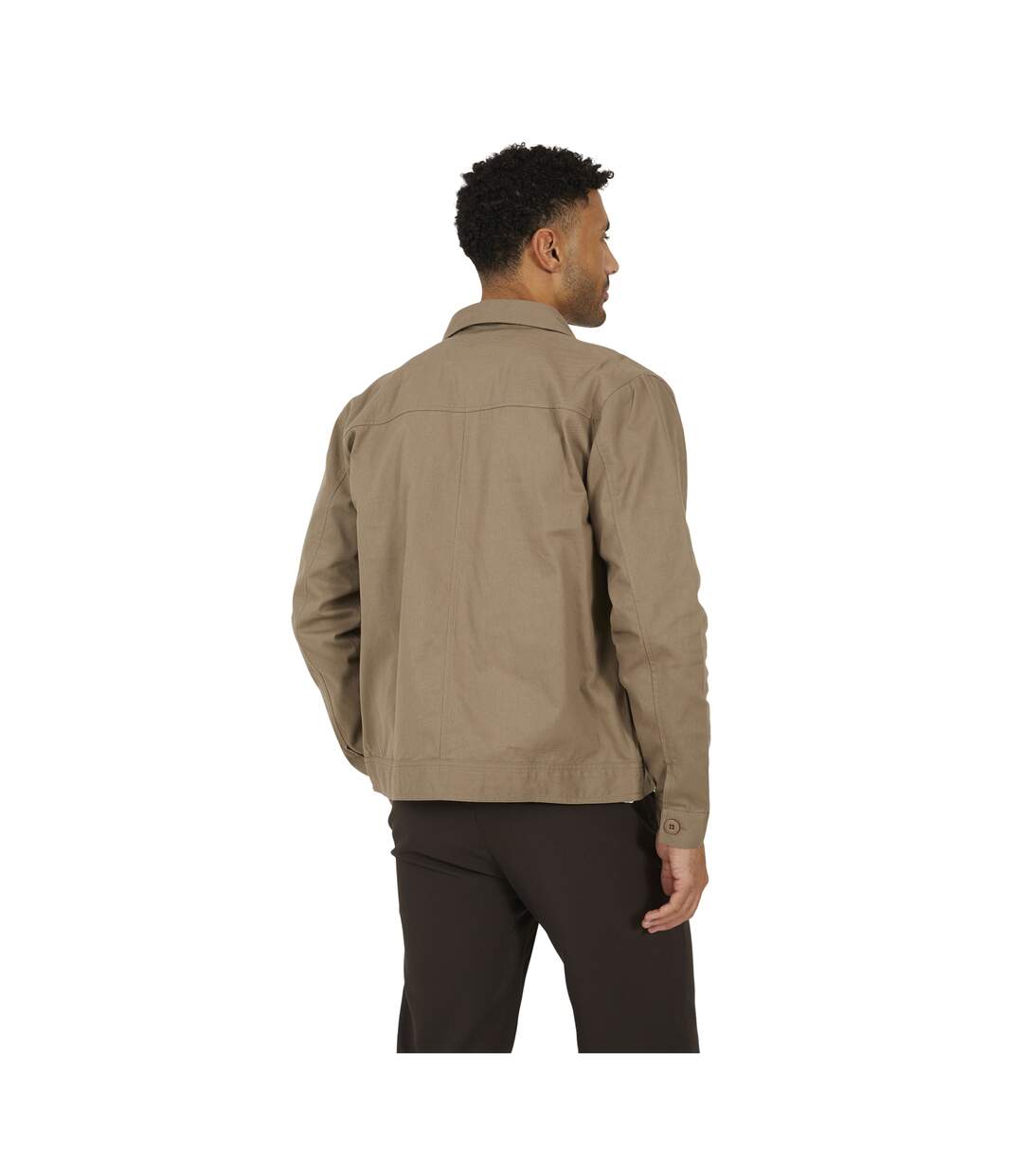 Veste Motif/style À Col Homme Taupe Brave Soul-2