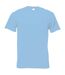 Mens Short Sleeve Casual T-Shirt (Light Blue)