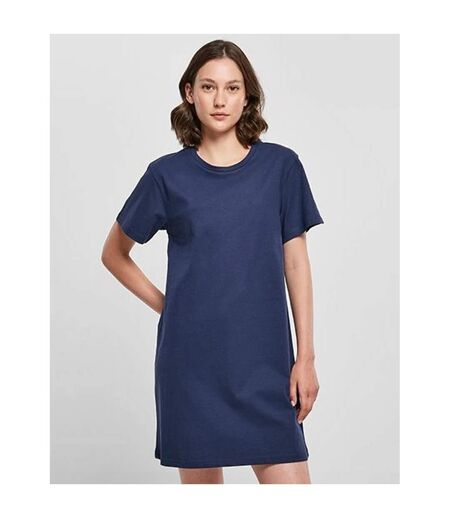 Robe T-shirt Femme Bleu Marine Clair Build Your Brand