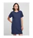 Robe T-shirt Femme Bleu Marine Clair Build Your Brand-1