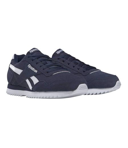 Mens Royal Glide Ripple Suede Trainers Navy White Reebok