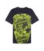 Manchester city maillot pré-match noir/jaune homme puma - s-2
