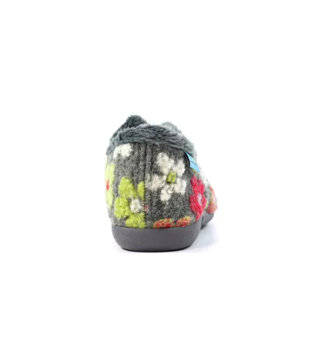 Chaussons Lychee Femme Gris Lunar