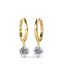 Boucles d'oreilles Grace - Doré et Cristal