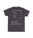 T-shirt Unknown Pleasures Adulte Noir Charbon Joy Division-3