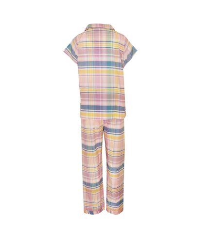 Womens/ladies button down top & bottom pajama set forever dreaming