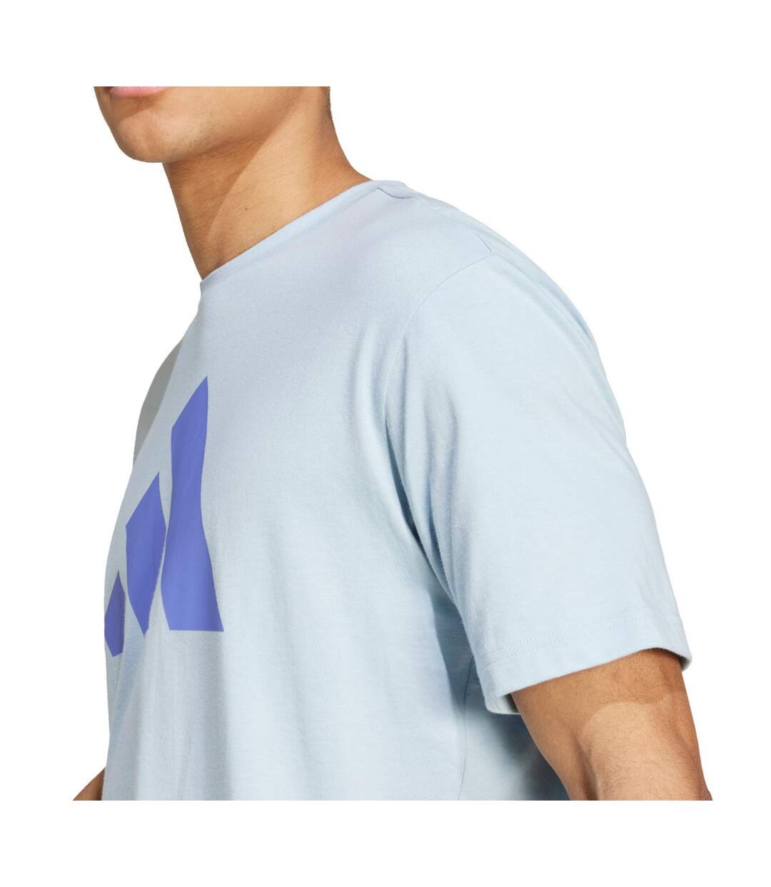 T-shirt Style Graphique Pwr Homme Bleu Adidas-4