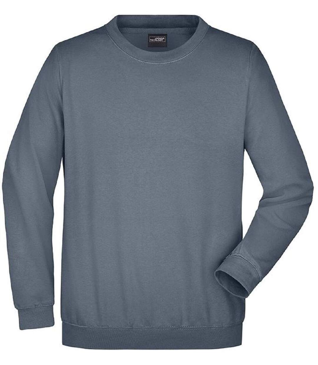 Sweat-shirt col rond - JN040 - gris carbone - mixte homme femme-1