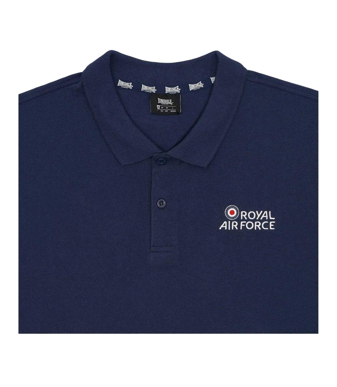 Polo Manches Courtes Raf Homme Bleu Marine Lonsdale-3