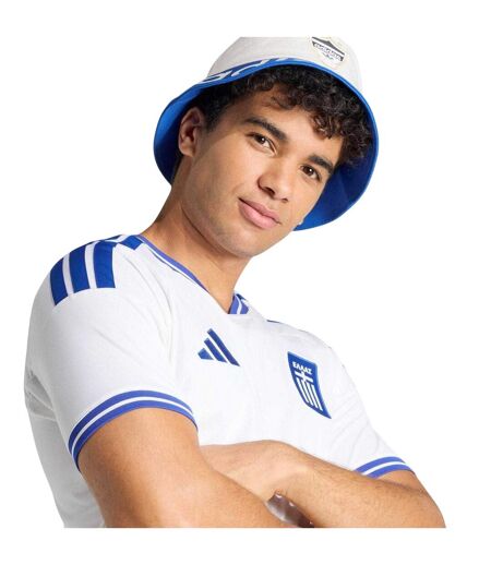 Maillot Domicile Motif/style Grèce Homme Blanc Bleu Adidas