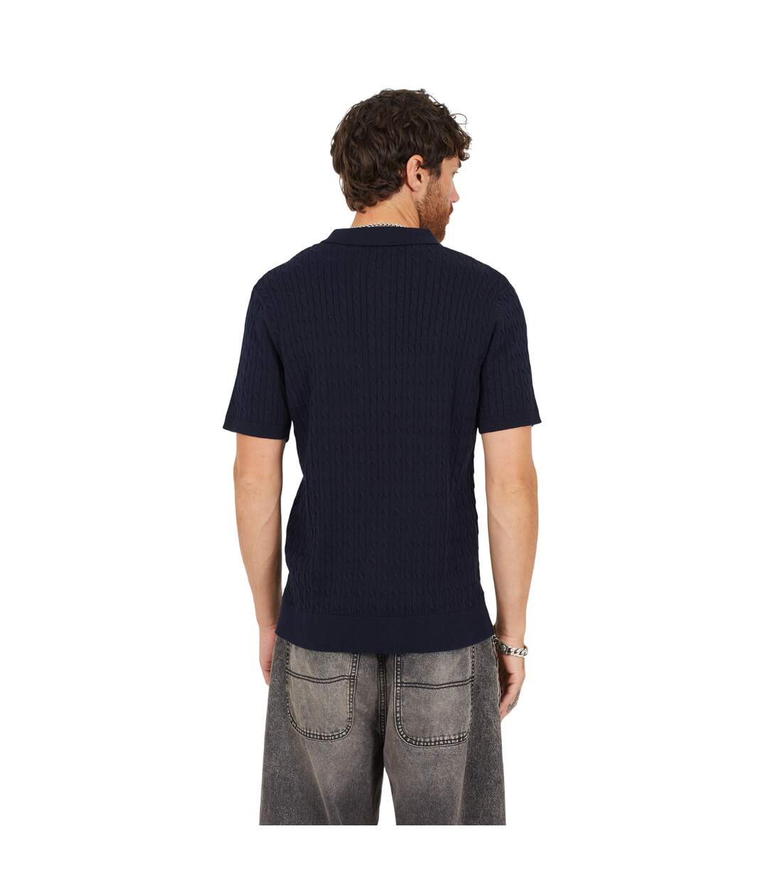Polo Mysterio Homme Bleu Nuit Brave Soul-3