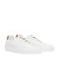 Mens Katie Leather Low Cut Trainers White Boss-1