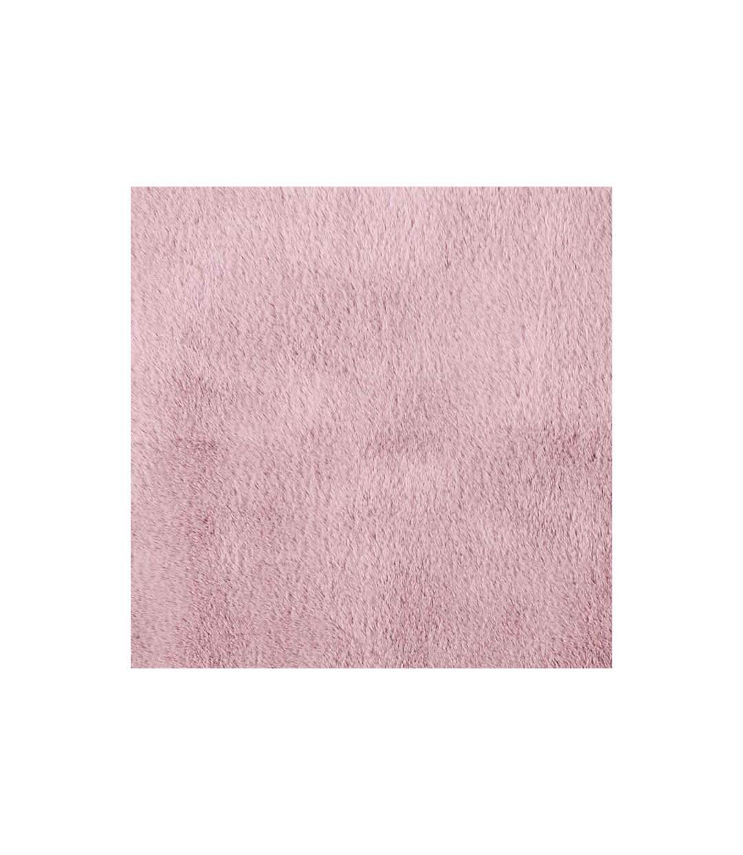 Tapis Imitation Fourrure Fin 60x110cm Rose-4
