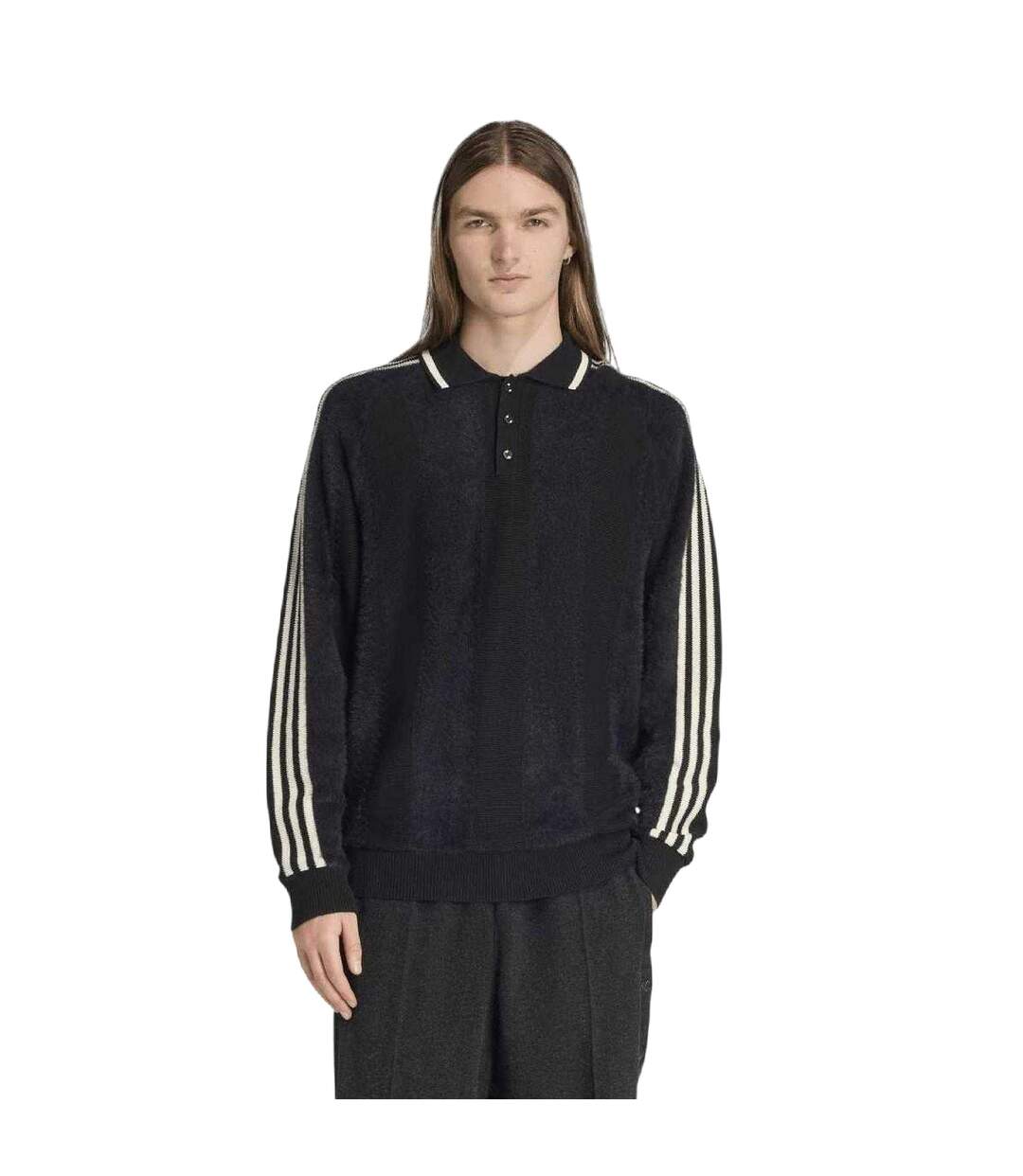 Mens Originals Premium Knitted Jersey Black Adidas-4