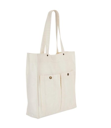 Tote Bag Motif/style Délavé Taille Unique Ivoire Délavé Kimood