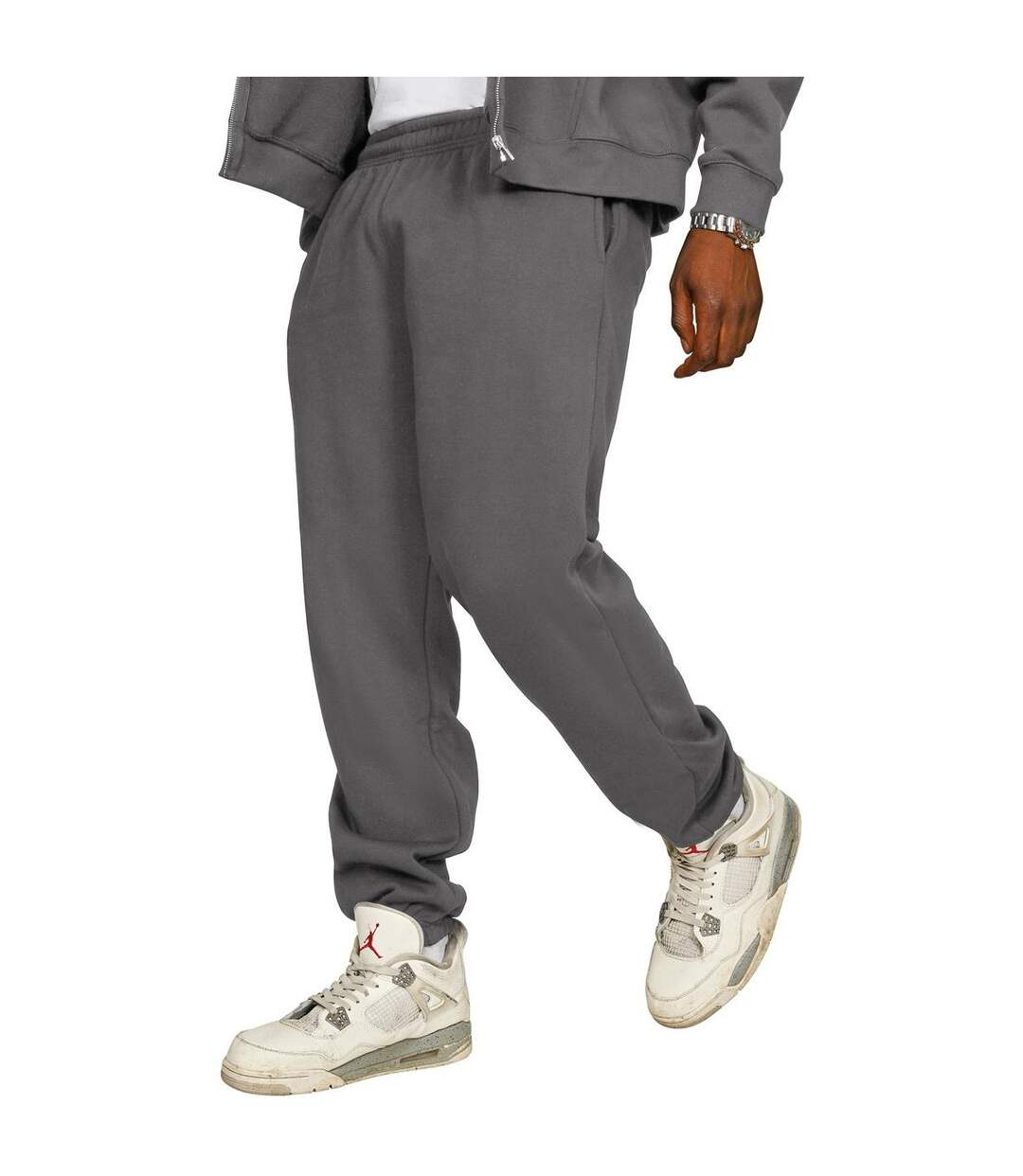 Pantalon De Jogging Homme Gris Charbon Casual Classics-1
