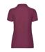 Polo manches courtes femme bordeaux Fruit of the Loom Fruit of the Loom