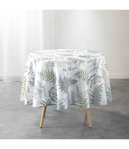 Nappe Ronde Imprimée Melisandre 180cm Vert