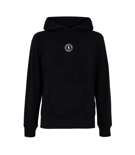 Mens Logo Pullover Hoodie Black Ralph Lauren