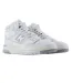 Womens/ladies 650 Leather High Top Trainers Light Grey New Balance-4