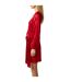 Robe Courte Manches Longues Motif/style Lèvres Vienna Femme Rouge Never Fully Dressed-3