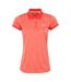 Womens/ladies remex ii polo neck t-shirt peach bloom Regatta-1