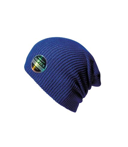 Unisex adult soft beanie reflex blue Result Core