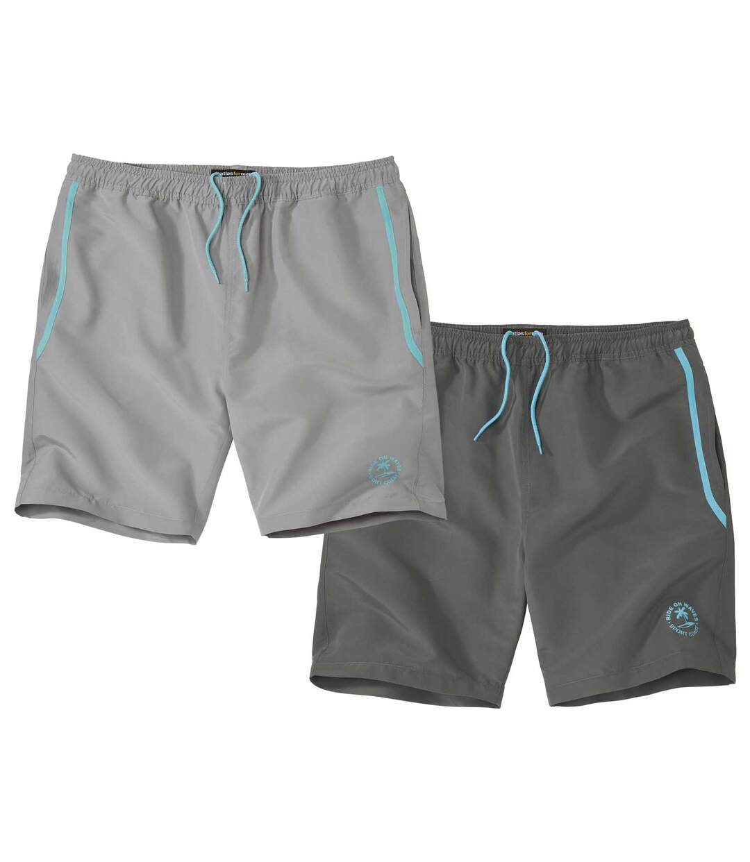 2er-Pack Shorts aus Microfaser Sporting-2