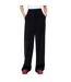 Pantalon Motif/style Rayure Latérale Bella Femme Noir Crème French Connection-4